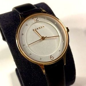 SKAGEN SPECIAL EDITION “ANITA” SKW-2472 STAINLESS STEEL W FINE CRYSTAL MARKERS